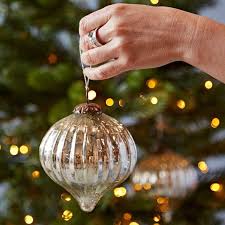 Large Antique Effect Glass Christmas Baubles by Paper High ...