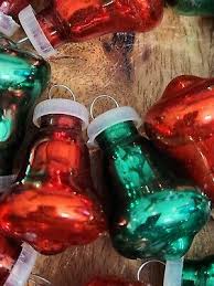 Vintage Christmas BY Krebs Holiday Time Burgundy/ Gold Glass Ornaments | eBay