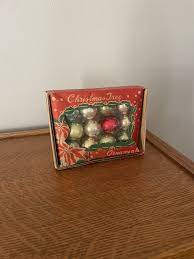 Vintage Mercury Glass Feather Miniature Tree Christmas ...