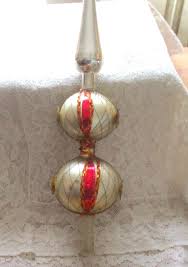 Vintage Christmas Tree Topper, Wire Wrapped, Mercury Glass ...