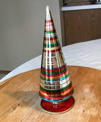 8” Mercury Glass Colorful Tree LOLLY Brand | eBay