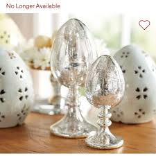 Pottery Barn | Accents | Pottery Barn Mercury Glass Egg ...
