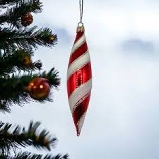 Holiday | Vintage Hand Blown Glass Glitter Red Candy Cane ...