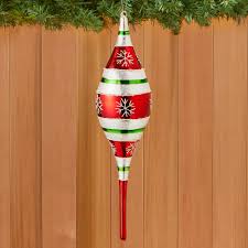 Glass Snowflake Finial Ornament – To The Nines Manitowish Waters