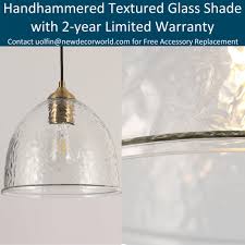 Uolfin 1 -Light 10.6-in Black and Copper in Dome Glass ...