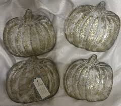 Akcam Turkish Glass Gold Thanksgiving Pumpkin Dessert ...