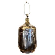 Large Mercury Glass Lamp For Sale at 1stDibs