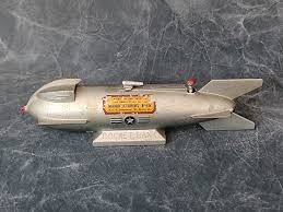 VTG Mercury Rocket Mechanical Bank Metal No Key ...