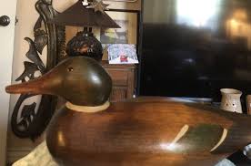 Vintage Wooden Decoy Duck, 1970-1980's, Folk Art | eBay