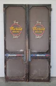 Rare 8ft Merita Bread Screen Doors With Door Pushes
