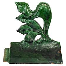 Glazed Terracotta Roof Top, Early 20th Century. For Sale at ...