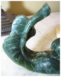 12" Long Chinese Nephrite Jade Figure Playing Pipa Sitting ...