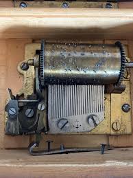 Vintage 1930s Thorens Swiss Music Box With Pastoral Scene on ...