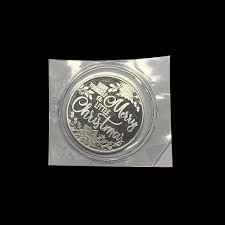 1 Oz Silver Merry Christmas