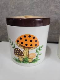 Vintage 3 Merry Mushroom Canister Set Sears Robuck & Co. Japan 1977 | eBay
