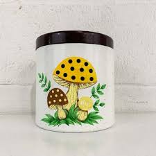 Vintage Merry Mushroom Canister Plastic Kitsch 1970s Mid-century Kitchen Retro Sears Kitschy Aesthetic Prop 1978 70s Cute Kawaii Japan - Etsy