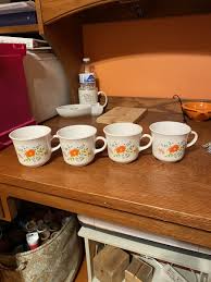 Corelle Wildflower Mugs set of 4 | eBay
