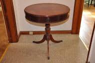 Fantastic Mahogany Drum Table..1940's Quality.