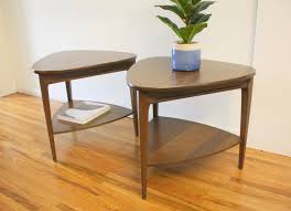 Mid Century Modern Guitar Pick Tables by Mersman | Picked Vintage