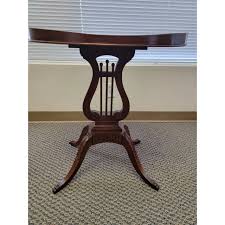 1940s Mersman Side Table With Glass and Base Claw Feet ...