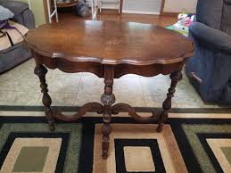 Antique Mersman Entry Parlor Table #4175 1/2 Inlay Carved ...