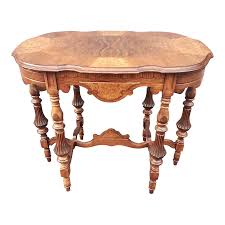 1930s Edwardian Refinished Mahogany and Burl Walnut Banded ...