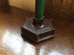 Retro 1930s Brown Bakelite Hexagonal Candle Holder - Etsy