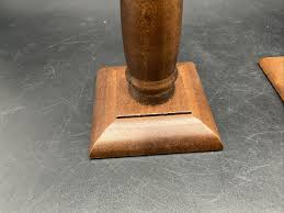 Pair of VTG MCM Ardco Japan Wooden Candle Holders | eBay