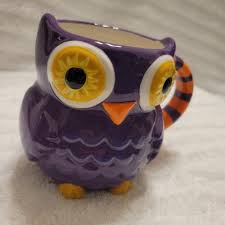 vintage owl coffee mug Purple | eBay
