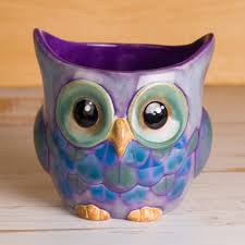 MB1630 Owl Planter in ready to paint cone 04 ceramic bisque ...