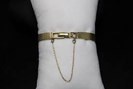 Vintage 14K Yellow Solid Gold Ladies Omega Watch With Diamond Cut White Bezel and Safety Chain, Gold Estate Omega Watch, Solid Gold Omega