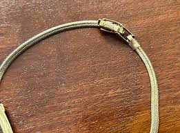 Vintage Avon V Bar Gold Tone & Rhinestone Bracelet | eBay