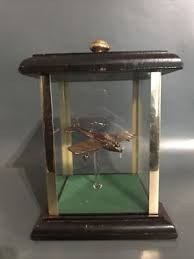 Heritage Models Gilt Glass Messerschmitt Model In Glass Case Art Glass Sculpture | eBay