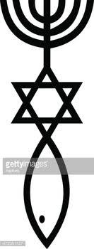 Grafted In: Menorah, Star And Fish | Royalty-Free Vector Stock | FreeImages