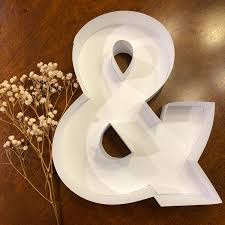 Fillable Box Letter & (size 10inch Tall) - Etsy