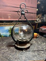 アンティークテーブルランプ、アイアンテーブルランプ、鉄製 ...