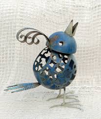 Vintage beschilderde metalen vogel. - Etsy Nederland