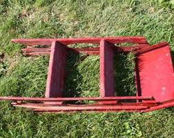 Vintage Metal Folding Step Stool Ladder Plant Stand Small 3-step Red Rustic Distressed Garden Garage Industrial Porch Farmhouse Kitchen - Etsy