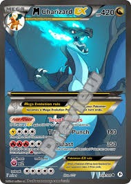 M Charizard Ex Pokemon Card - Etsy