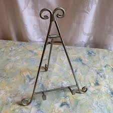 Vintage Silver Picture Frame Stand in Brass Metal. Curled Ends of Stand. Folding Stand. Tabletop Picture Stand. - Etsy Israel