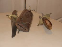 Lot Nr 341 Vintage Wooden Carved Knife and Fork Scabbard ...