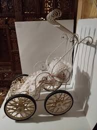 VINTAGE METAL BABYDOLL CARRIAGE--GOOD SHAPE--MADE BY INT. WROUGHT IRON LTD--WOW | eBay