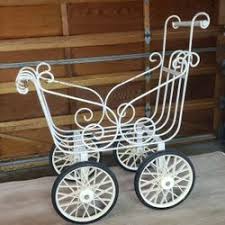Rod Iron Stroller/Planter for Sale in Newport Beach, CA - OfferUp