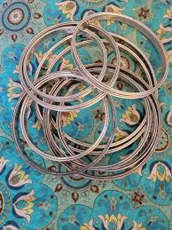 Vintage Metal/cork Lined Embroidery Hoops - Etsy