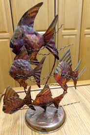 Vintage Angel Fish Decoration, Tin, Cool! | eBay