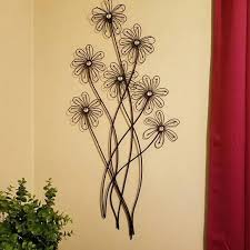 Wall Decor | Metal Floral Home Wall Decor 3d Wire Wall Sculpture Wall Art 4 X 19 X 1 | Poshmark
