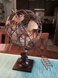 Vintage Celestial Metal Armillary Globe Sphere with Arrow 24" Rotating Brass | eBay