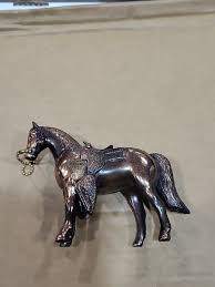 Vintage Metal Carnival Horse Figurine Mohawk Trail Pot Metal Bronze | eBay