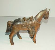 Vtg 4" 1950s Western Style Horse L.A. County Fair Prize Pot ...