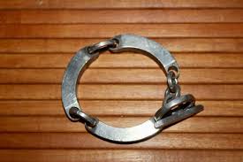 1970s metal bracelet For Sale at 1stDibs